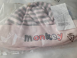 Шапочка для новонародженої Kiki, розмір 38 Eva ( Польща).