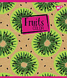 Зошит шкільна А5 48 лінія YES Fruits Color Крафт набір 5 шт. (765133), фото 4