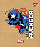 Зошит шкільна А5 18 лінія YES Avenger Крафт набір 10 шт. (765094), фото 2