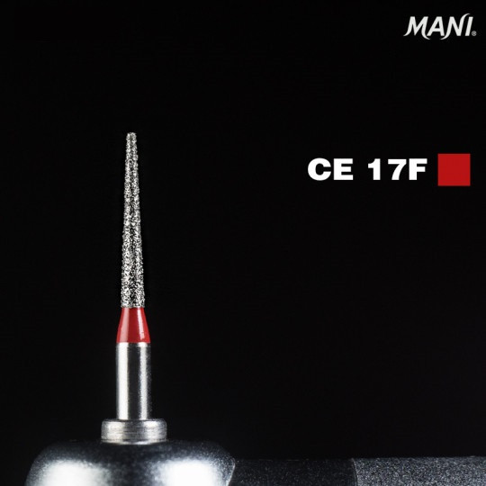 Алмазний бор CE-17F. Міжпроксимальний (ISO 172/011), Mani червоний., фото 1
