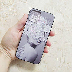 Чохол панель для Apple iPhone 12, 12 Pro Alitek Дівчина з квітами