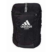 Рюкзак із білим логотипом Judo чорний ADIDAS adiACC090J