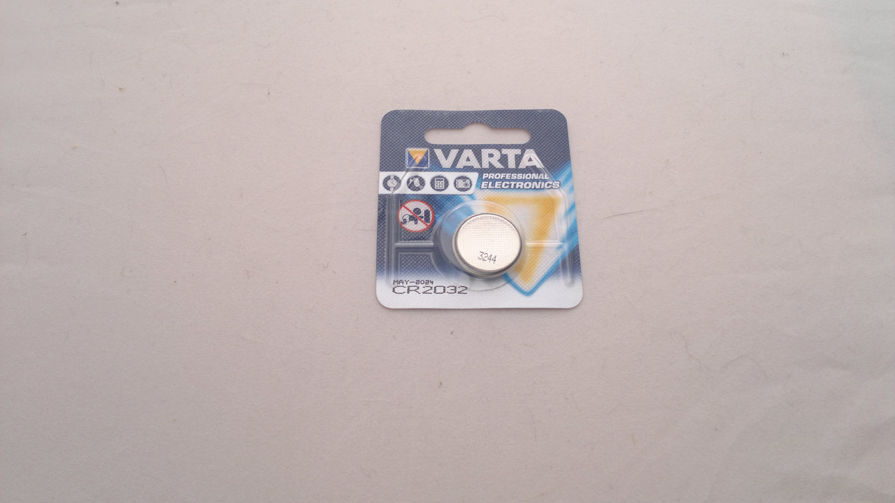 Літієва батарейка Varta CR2032 3.0V 200mAh для годинників та калькуляторів