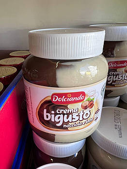 Шоколадно-горіхова 🌰 паста Dolciando "Creama bigusto nocciola e latte" 400гр. Італія