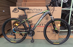 Велосипед Azimut Nevada 24"15 D Чорно-зелений