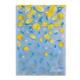 Папка-куток А4 Yes на резинці Lemon (491950)