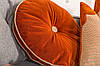 Диван для підлітків двоспальний із ящиками MeBelle DORRIE 90х190 світло-коричневий, помаранчевий велюр, фото 4