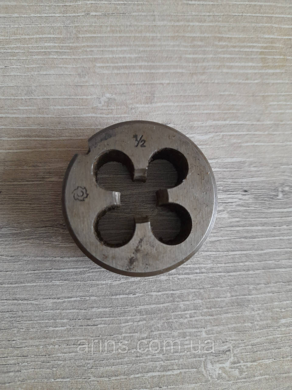 Плашка 1/2 UNC 12 ниток на дюйм, фото 1