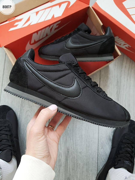 Nike cortez shop total black