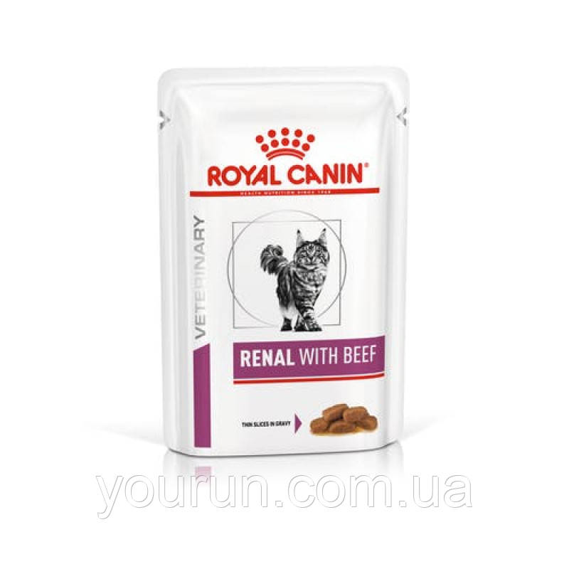 Royal Canin Renal Feline Beef-Консервований корм для котів при нирковій недостатності, з яловичиною 85гр