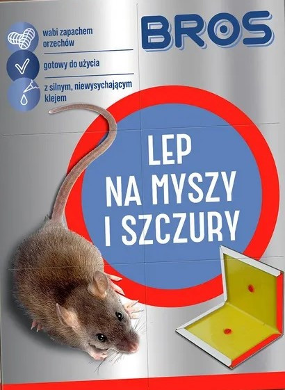 Клеевая ловушка для мышей и крыс 16,5х22 см, BROS, фото 1