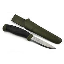 Нож MORA Morakniv Companion MG Stainless зеленый Military Sweden, фото 2