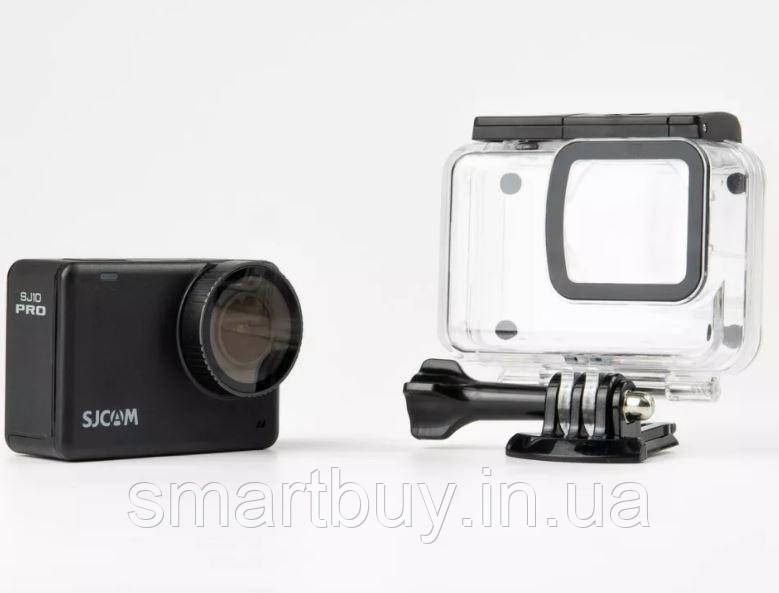 Екшн-камера SJCAM SJ10 Pro Black (гарантія 12 місяців) повна комплектація + Силіконовий чохол у подарунок!