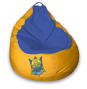 Крісло-мішок Груша "MrBean" XXL, Принт у нижній частині