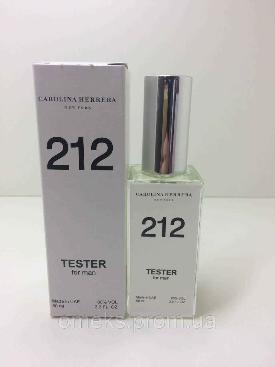 Тестер чоловічий Carolina Herrera 212 Men (Кароліна Херера 212 Мен) 60 мл