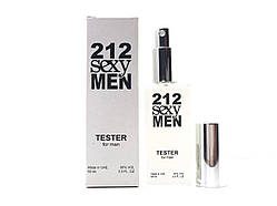 Чоловіча туалетна вода Carolina Herrera 212 Sexy Men тестер (Кароліна Херрера 212 Sexy Мен) 60 мл