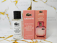 Парфюмированная вода женская Lacoste Eau de Lacoste Pour Elle Sparkling ( Лакост Пур Эль Спарклинг) 55 мл