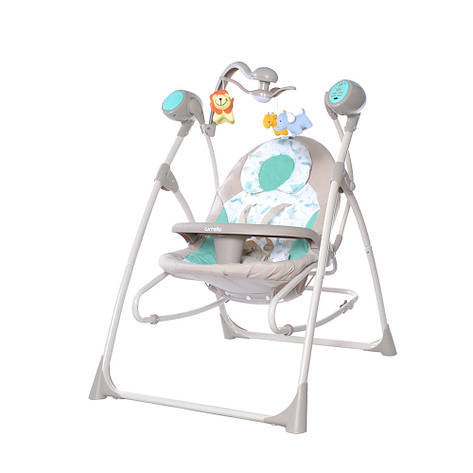Колиска-гойдалка Carrello Nanny 3в1 CRL-0005 Azure Beige гойдалка для новонароджених, фото 1