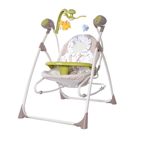 Колиска-гойдалка Carrello Nanny 3в1 CRL-0005 Brown Fox гойдалка для новонароджених, фото 1