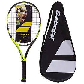 Ракета для великого тенісу Юніорська BABOLAT BB140T26-142 PURE AERO JUNIOR 25 жовтий