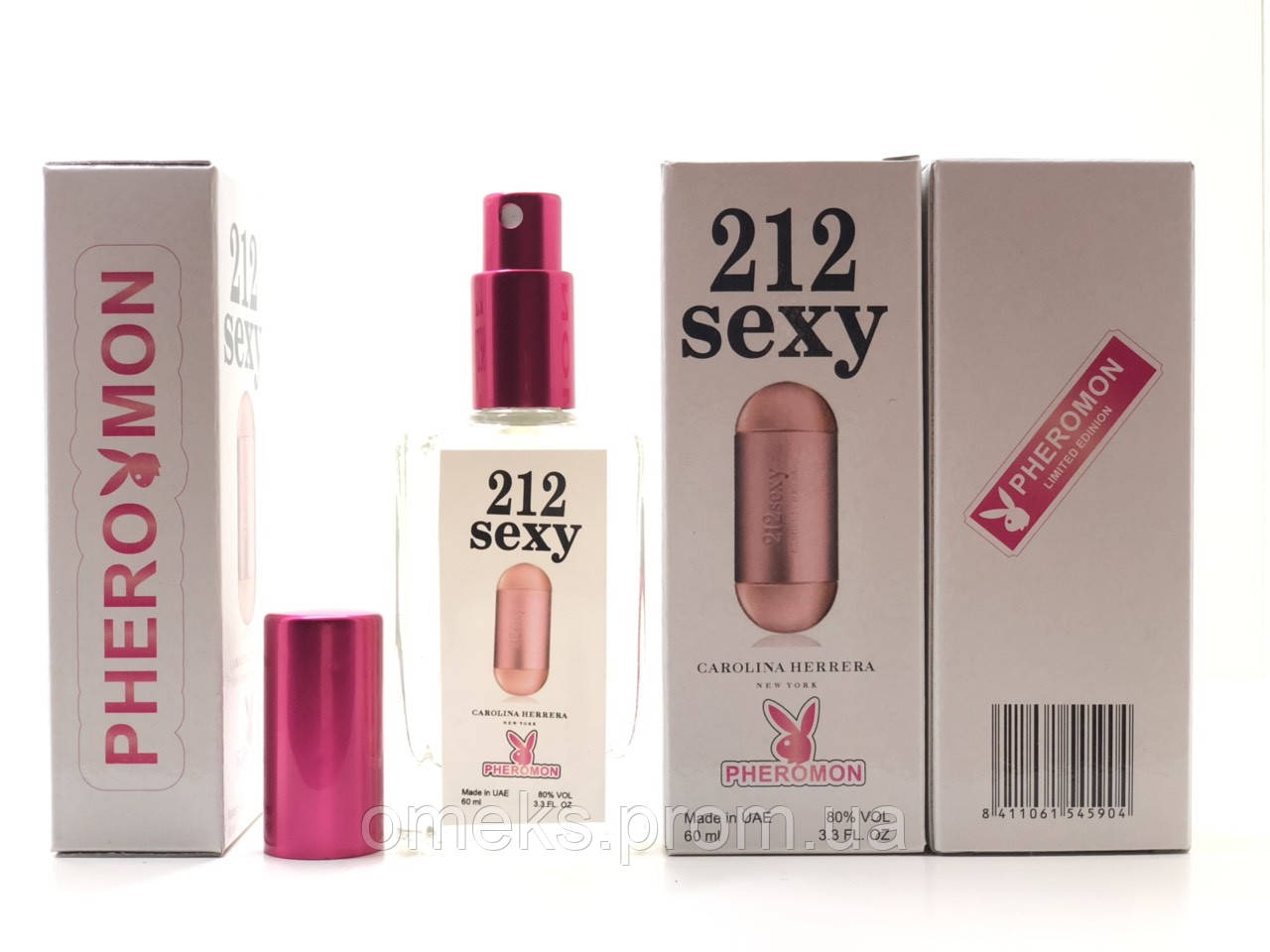 Жіночий аромат Carolina Herrera 212 Sexy (Кароліна Херрера 212 Sexy) з феромоном 60 мл