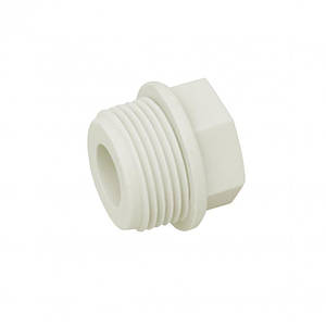 Заглушка PPR Blue Ocean з різзю 20х1/2" НР