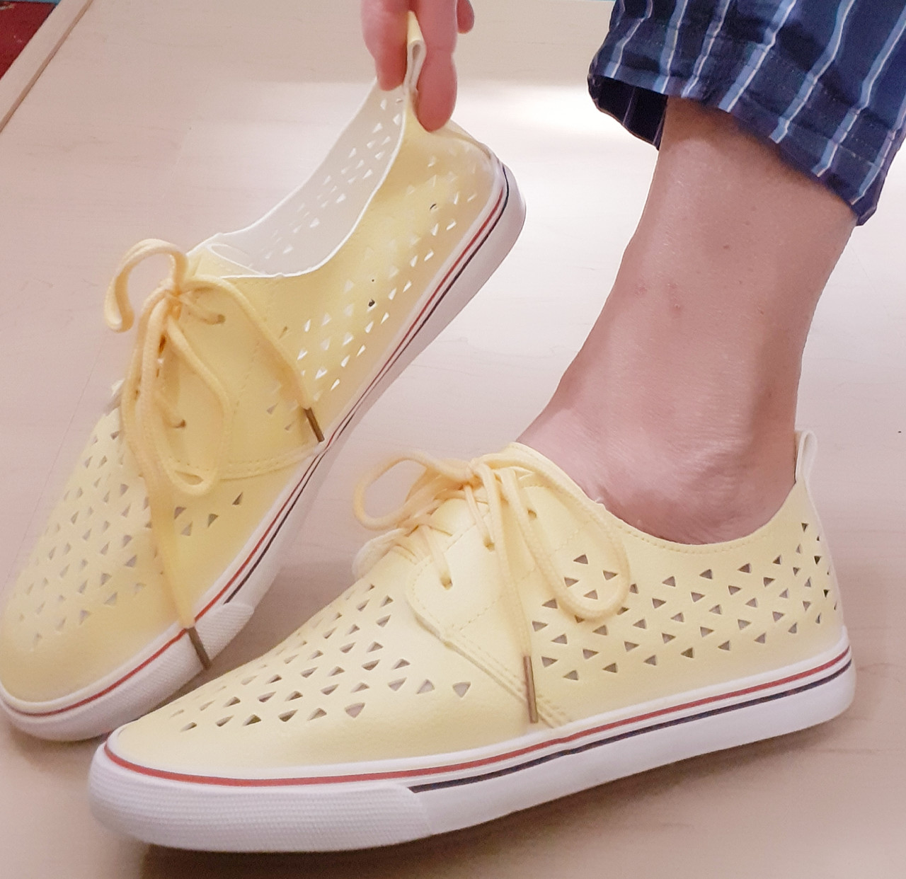 Мокасини кеди літні повітропроникні жіночі, фото 1