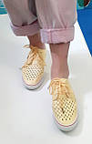 Мокасини кеди літні повітропроникні жіночі, фото 7