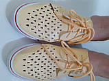 Мокасини кеди літні повітропроникні жіночі, фото 8