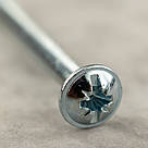 Гвинт DIN 967 з прессшайбою М 4х50 мм. Білий цинк, фото 3