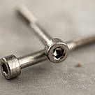 Гвинт М3х35 c внутрішнім шестигранником Inbus DIN 912 з нержавіючої сталі А2, фото 4