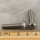 Гвинт М6х25 ISO 7380 А2 з напівкруглою головкою і внутрішнім шестигранником з нержавіючої сталі, фото 5