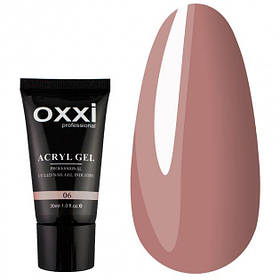 Акригель Oxxi Professional No6 бежевий, 30 мл