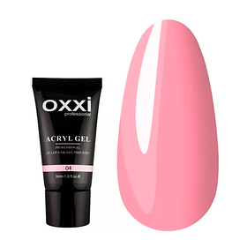 Акригель Oxxi Professional №4 тепло-рожевий, 30 мл