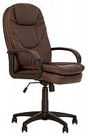 Компьютерное офисное кресло для руководителя Бонн BONN KD black Tilt PL64 экокожа Eco-35 коричневый
