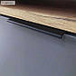 Квадратний комод у вітальню Сокме Нітро 2Д 80 см дуб вотан із фасадом сірий графіт у стилі лофт, фото 6