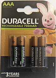 Акумулятор Duracell Recharge AAA/(HR03), 750mAh, LSD Ni-MH (4 бат. на блістері) ціна за один блістер