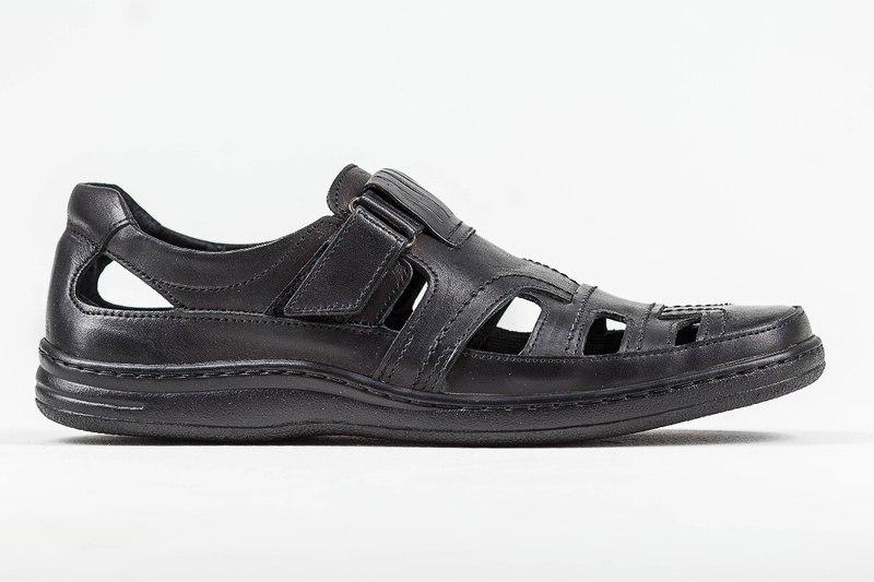 Чоловіча шкіряна взуття Comfort Leather black, фото 1