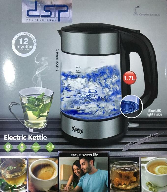 Электрочайник Стеклянный с Подсветкой DSP KK1119 — Купить Недорого на ...