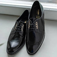 Черные туфли мужские осенние классические лакированные IKOC. Классические туфли мужские кожаные Икос ІКОС 43