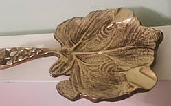 Антикварна бронзова попільничка, Кленовий лист Німеччина