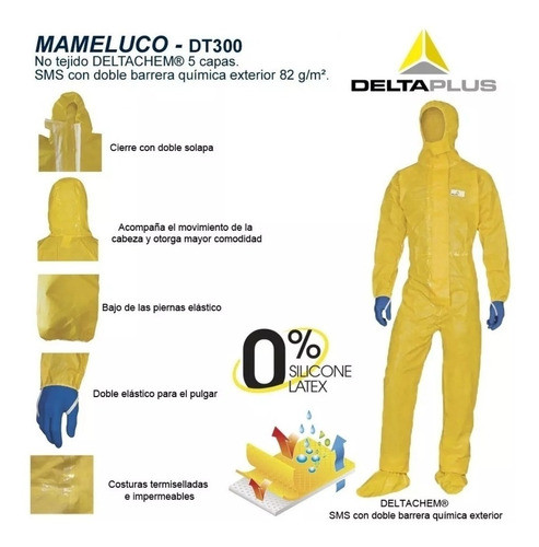 Комбінезон захисний DELTACHEM DT300