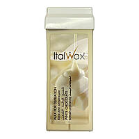 Віск касетний для депіляції з протеїнами молока і вітамінами ItalWax Білий шоколад, 100 мл