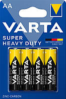 Батарейка LR6 АА 1.5V VARTA Zinc-Carbon SUPER HEAVY DUTY 4шт