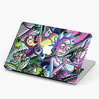 Чехол пластиковый для Apple MacBook Pro / Air Рик и Морти MacBook Поликарбоната, Rick and Morty Air 13 A2681