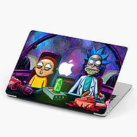 Чехол пластиковый для Apple MacBook Pro / Air Рик и Морти (Rick and Morty) макбук про case hard cover MacBook Поликарбоната, Pro 14.2 A2442, Rick and Morty, Чехол, Защелки