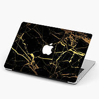 Чехол пластиковый для Apple MacBook Pro / Air Черный мрамор (Marble Black) макбук про case hard cover MacBook