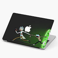 Чехол пластиковый для Apple MacBook Pro / Air Рик и Морти (Rick and Morty) макбук про case hard cover MacBook Поликарбоната, Pro 14.2 A2442, Rick and Morty, Чехол, Защелки