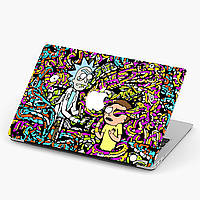 Чехол пластиковый для Apple MacBook Pro / Air Рик и Морти (Rick and Morty) макбук про case hard cover MacBook Поликарбоната, Pro 14.2 A2442, Rick and Morty, Чехол, Защелки