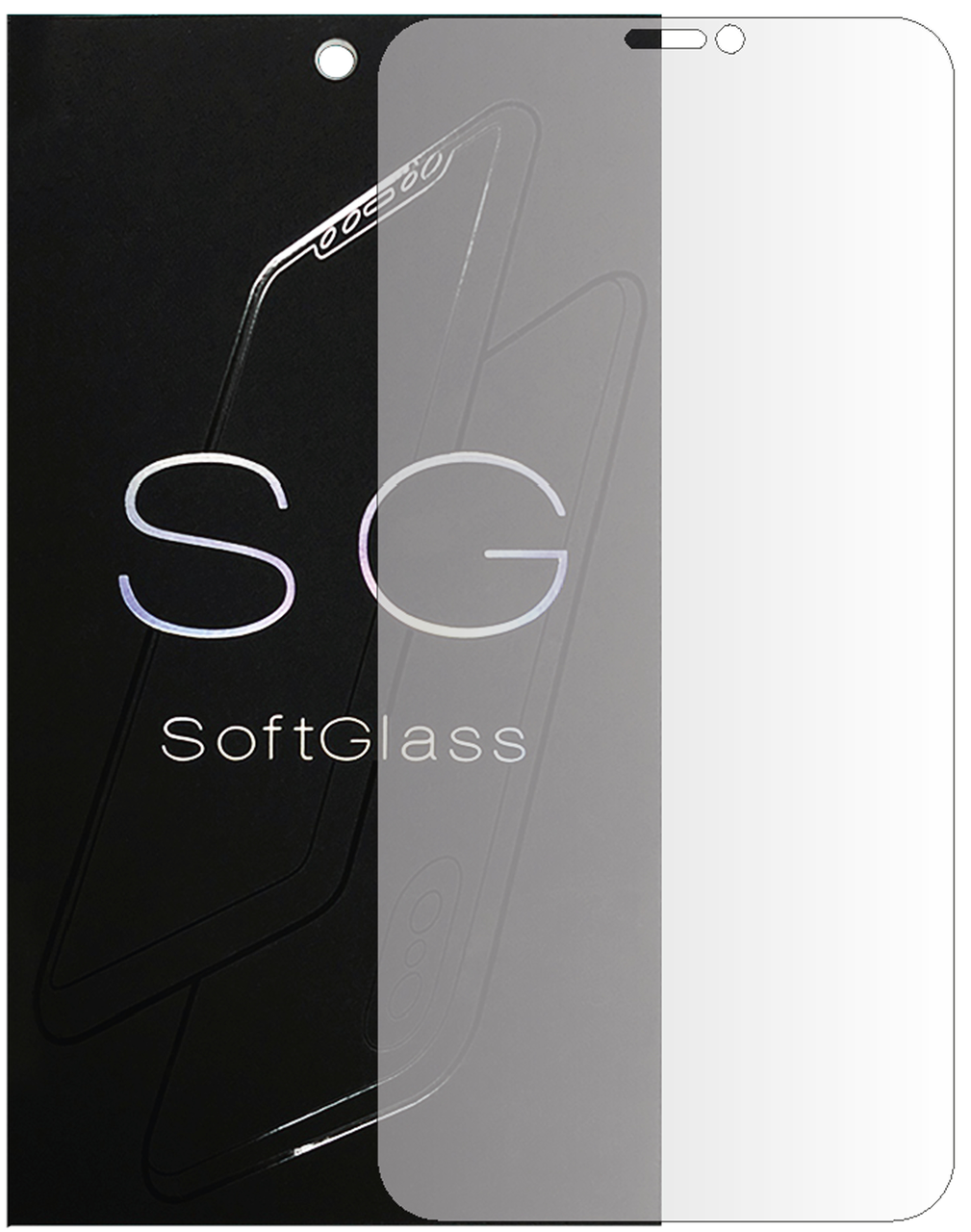 Бронеплівка для Lenovo Z5 на екран зносостійка поліуретанова SoftGlass, фото 1